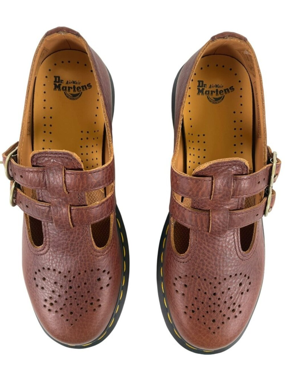 Dr. Martens Mary Jane Cashew Leather Shoes 8065 Women's Size US 9 NEW - Picture 6 of 11